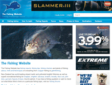 Tablet Screenshot of fishing.net.nz